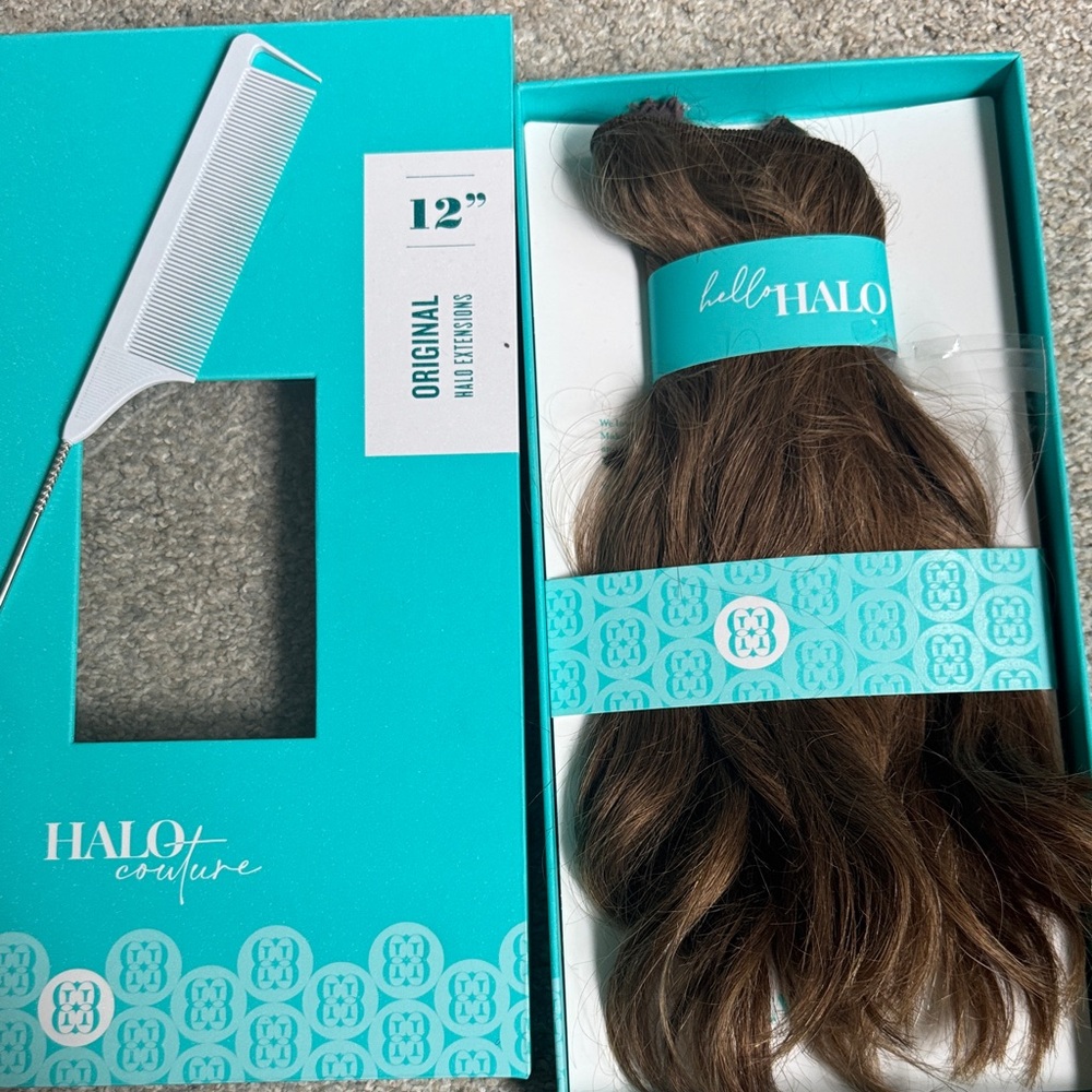 Halo Couture Brown Hair Extension 12”